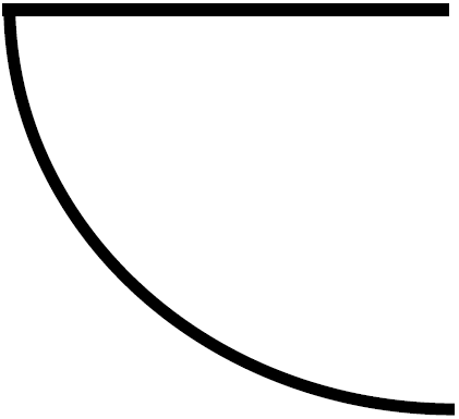 片開きドア(開)